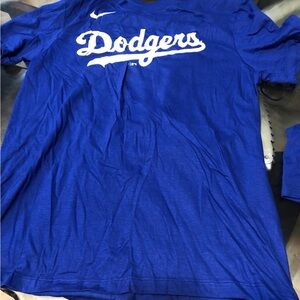 Nike Blue Dodgers Short Sleeve Tee